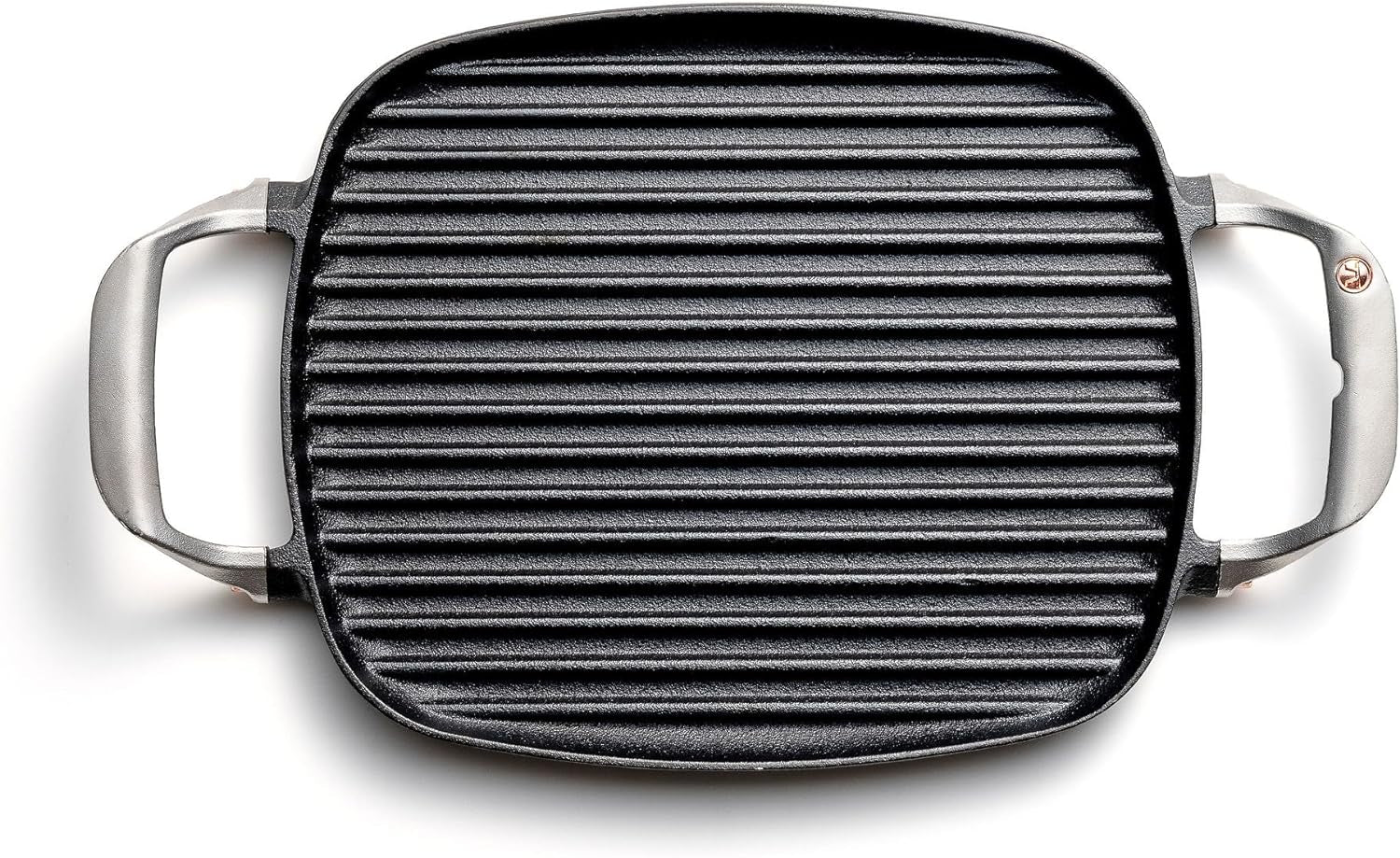 Cast Iron Grill Pan with Ridges 8.5 X 14.25 X 1.5 - Image 2