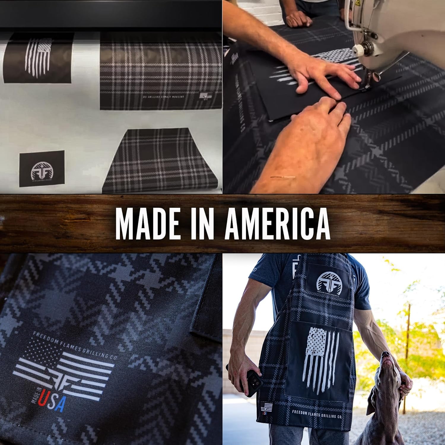 BBQ Grill Apron | Made in the USA | Kitchen Apron with Pockets | Grilling Accessory for Barbecue & Meat Smoker - Image 2