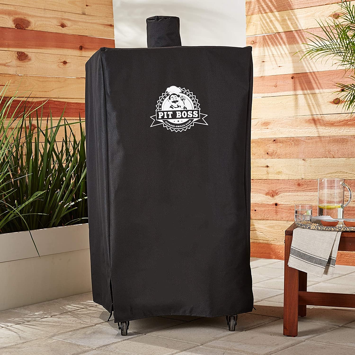 Pit Boss 5-Series Wood Pellet Vertical Smoker Cover. Black - Image 6