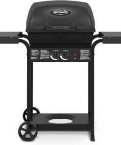 . 24025BMT. Cast 2-Burner. Liquid Propane Gas Grill. Black