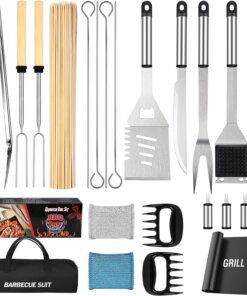 Grill Tools. BBQ Accessories. Grill Accessories. Grill Set for Outdoor Grill. Grill Utensils Stainless Steel Grilling Tools Grill Kit. 122PCS Grilling Gifts for Men Women Christmas