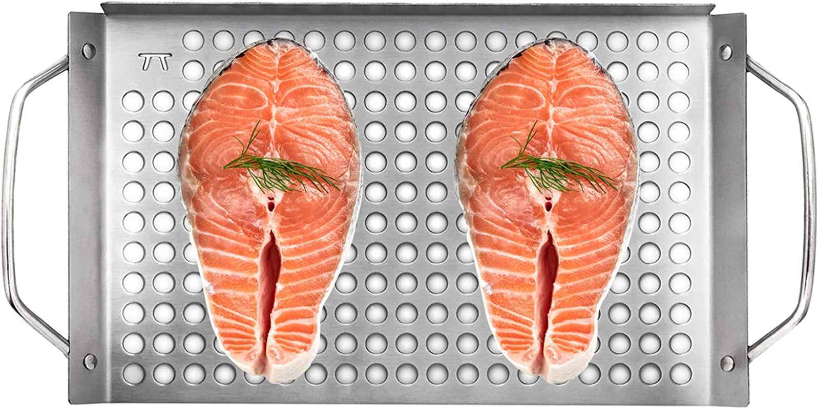 76630 Stainless Steel Grill Topper Grid. Set of 2. 11X7 and 11X17 - Image 5