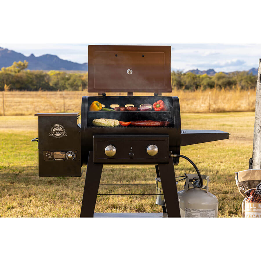 Mile Hybrid Wood Pellet/Gas Combo Grill - Image 6