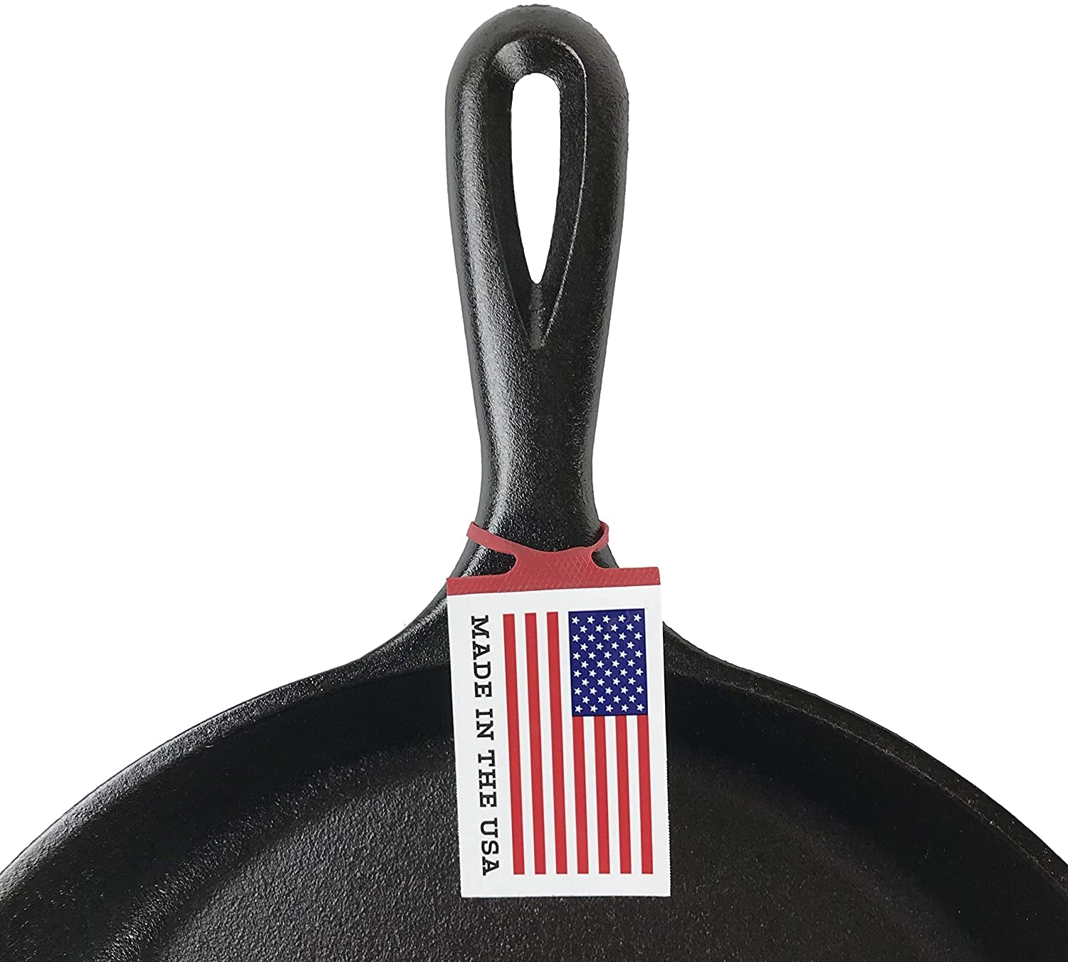 Lodge 13-1/4 Inch Cast Iron Pre-Seasoned Skillet – Signature Teardrop Handle - Use in the Oven. on the Stove. on the Grill. or over a Campfire. Black - Image 6