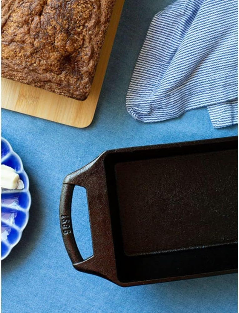 Lodge Cast Iron Loaf Pan 8.5X4.5 Inch. Black - Image 11