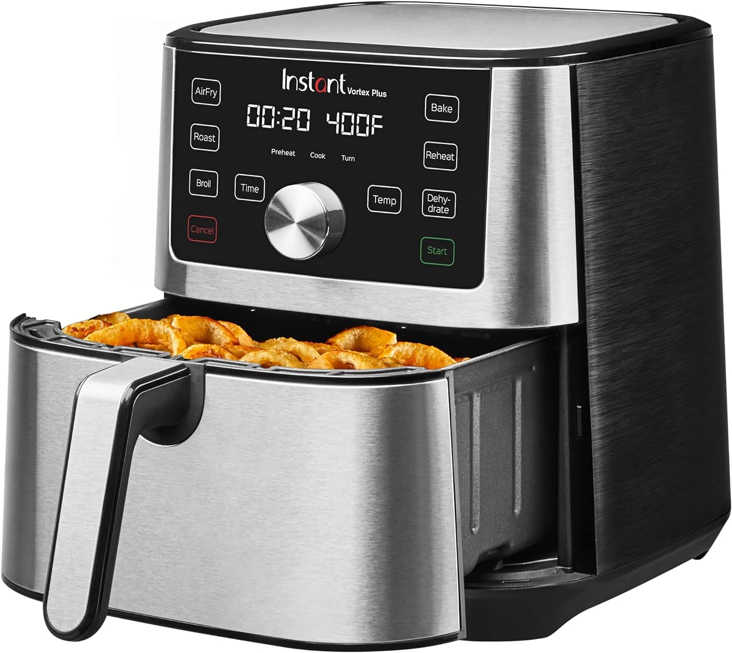 Instant Pot Vortex plus 6QT XL Air Fryer. 6-In-1. Broils. Dehydrates. Crisps. Roasts. Reheats. Bakes for Quick Easy Meals. 100+ In-App Recipes. Dishwasher-Safe. from the Makers of Instant Pot. Black - Image 3