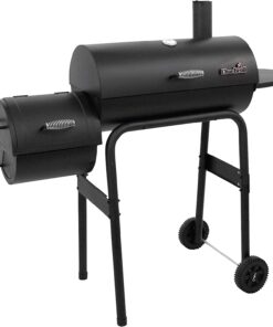 12201570-A1 American Gourmet Offset Smoker. Black.Standard