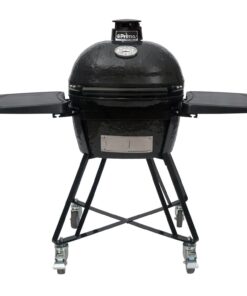 Primo Grills: Oval Junior All-In-One (Heavy-Duty Stand. Side Shelves. Ash Tool and Grate Lifter)