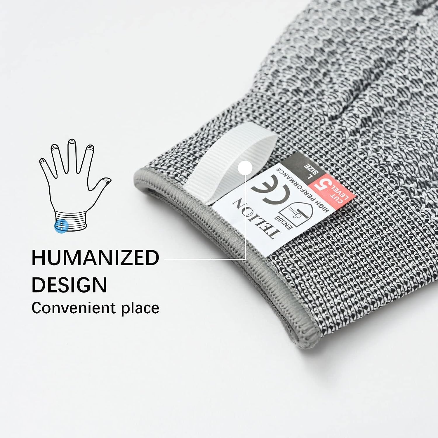 Cut Resistant Gloves. EN388 Level 5 Cut Resistant Gloves. No Cut Gloves. Cut Proof Gloves. Food Grade - Image 5