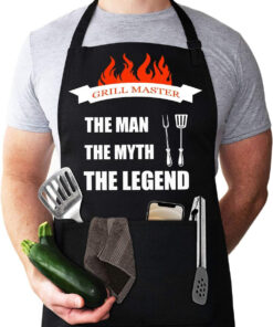 Aprons for Men. Mens Apron. Funny Aprons for Men. Adjustable Neck Strap Waterproof and Oilproof Best for Grilling. Husband Birthday Gift. Gifts for Husband. Father'S Day Gifts for Dad.