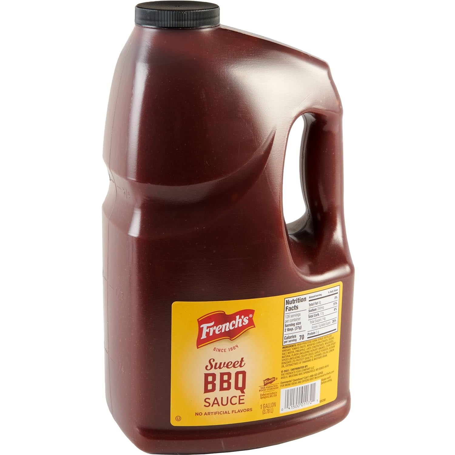 French'S Sweet BBQ Sauce. 1 Gal