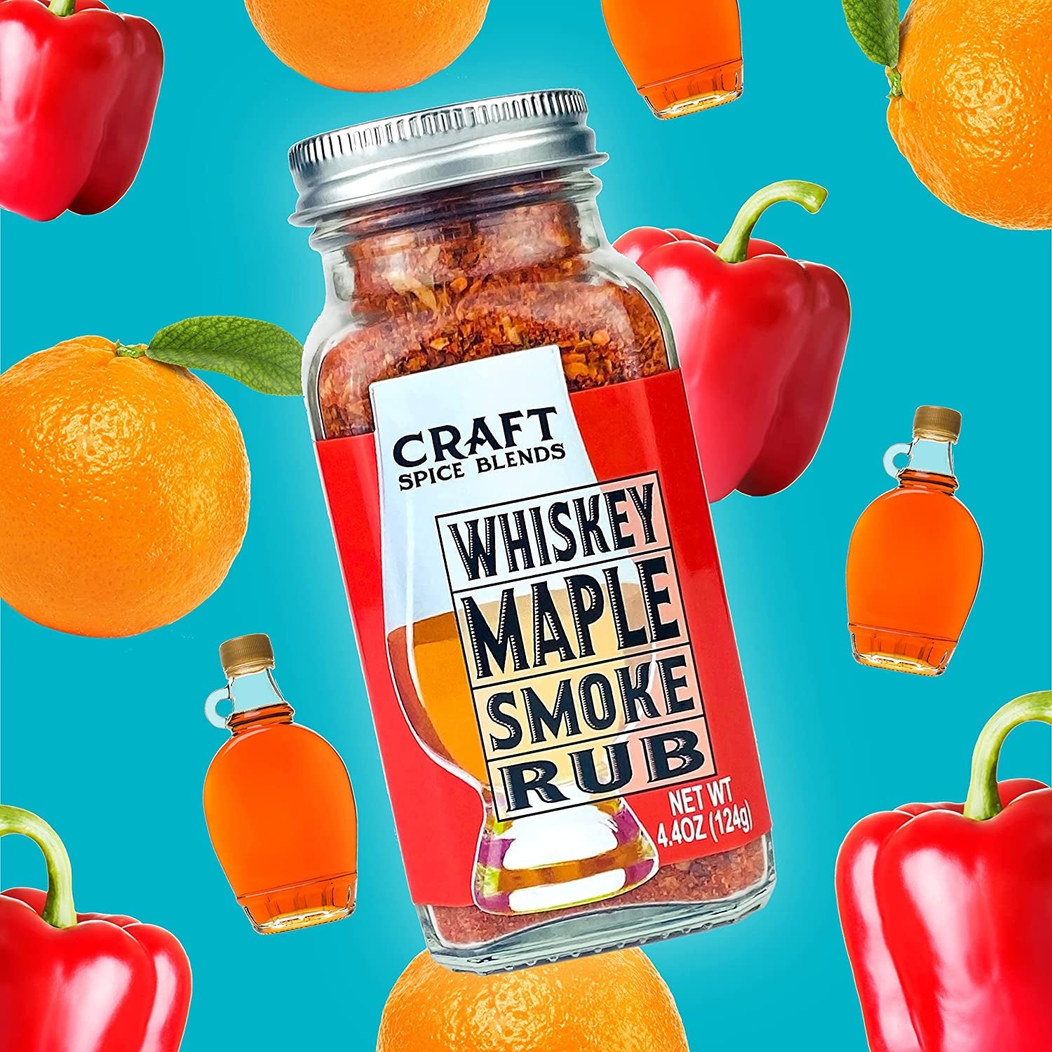 Craft Spice Blends (Whiskey Maple Smoke Rub 2 Pack) | All Natural - Image 2