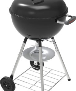 Premium Charcoal Grill. 18 Heavy Duty Charcoal Kettle Grill. Outdoor Cooking. Camping Patio. Backyard. Tailgating. Black