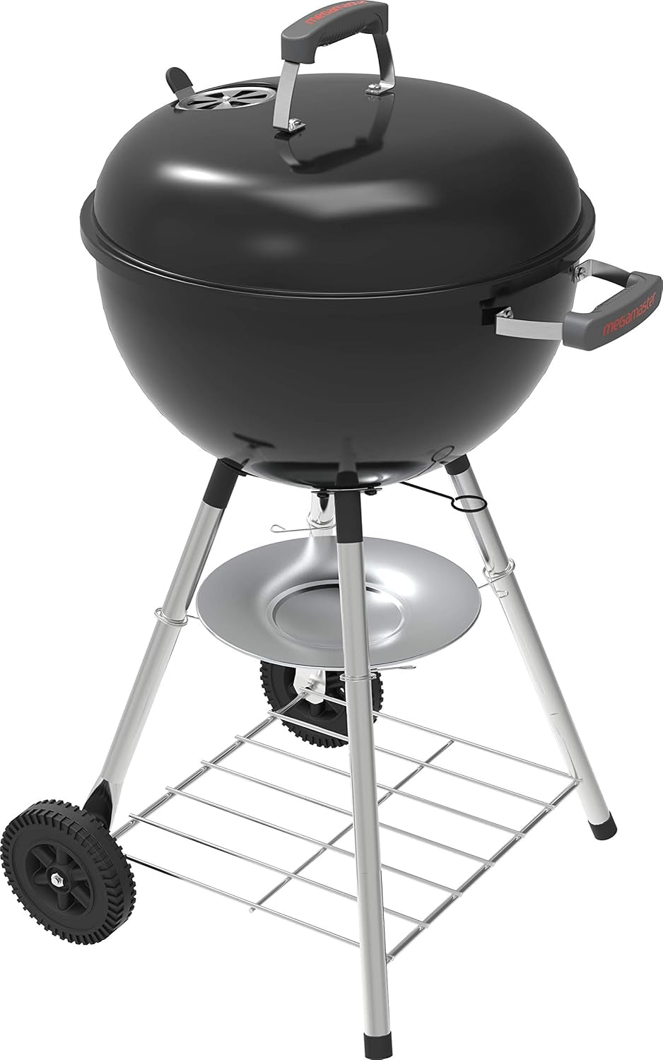 Premium Charcoal Grill. 18 Heavy Duty Charcoal Kettle Grill. Outdoor Cooking. Camping Patio. Backyard. Tailgating. Black