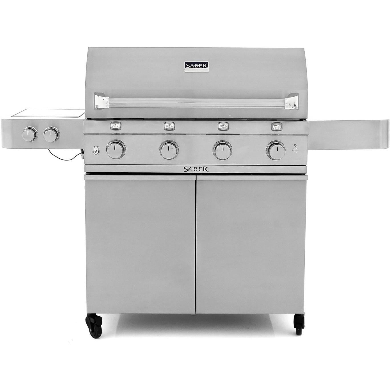 Saber Grills: 670 Series 4-Burner Cart Grill (LP) - Image 17