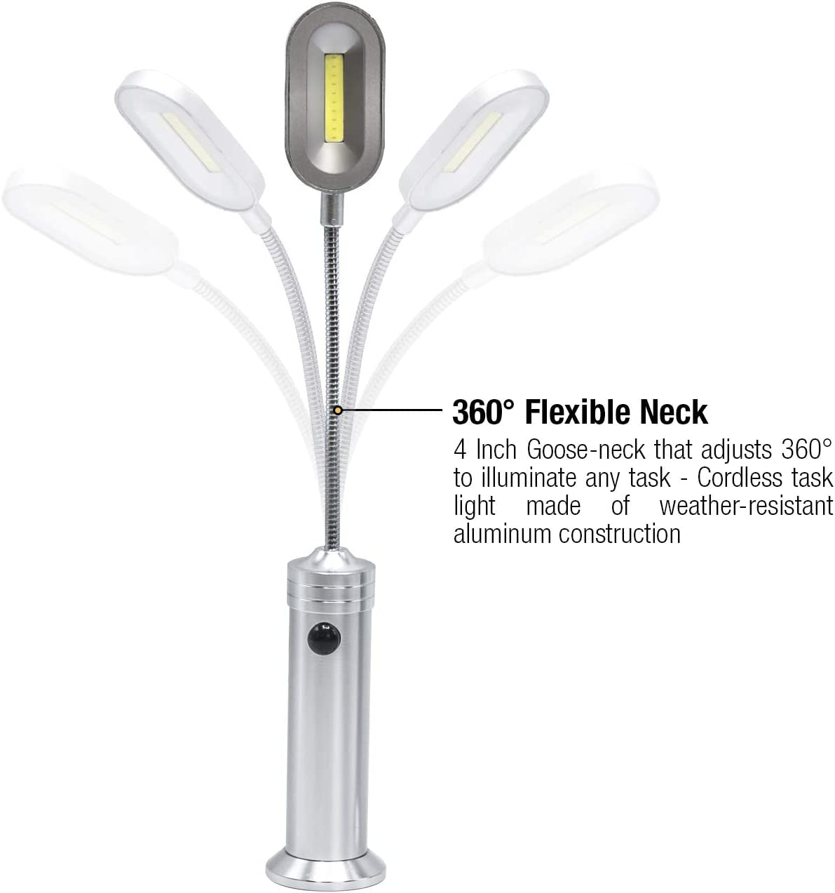 BBQ Grill Lights Magnetic Base Super-Bright LED Lights-360 Degree Flexible Gooseneck. Weather Resistant. Task Lighting Barbecue Grilling (2) - Image 3