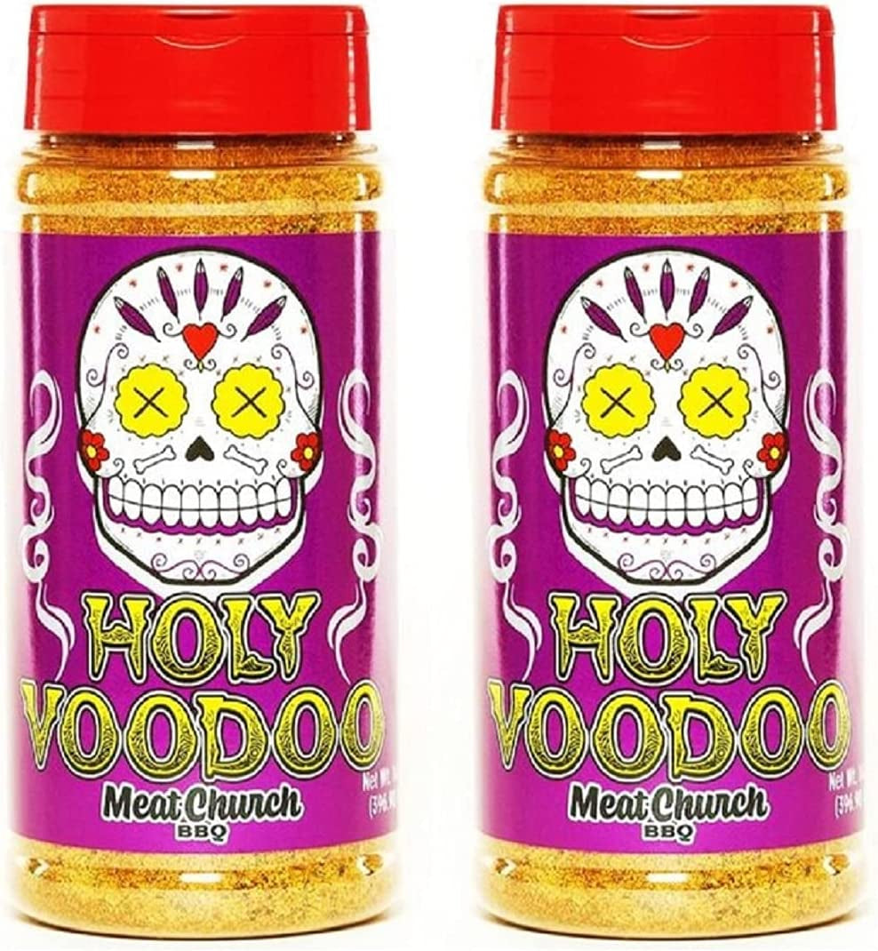 BBQ Rub Combo & BBQ Rub Combo: Two Bottles of Voodoo (14 Oz) BBQ Rub and Seasoning for Meat and Vegetables. Gluten Free. Total of 28 Ounces - Image 4