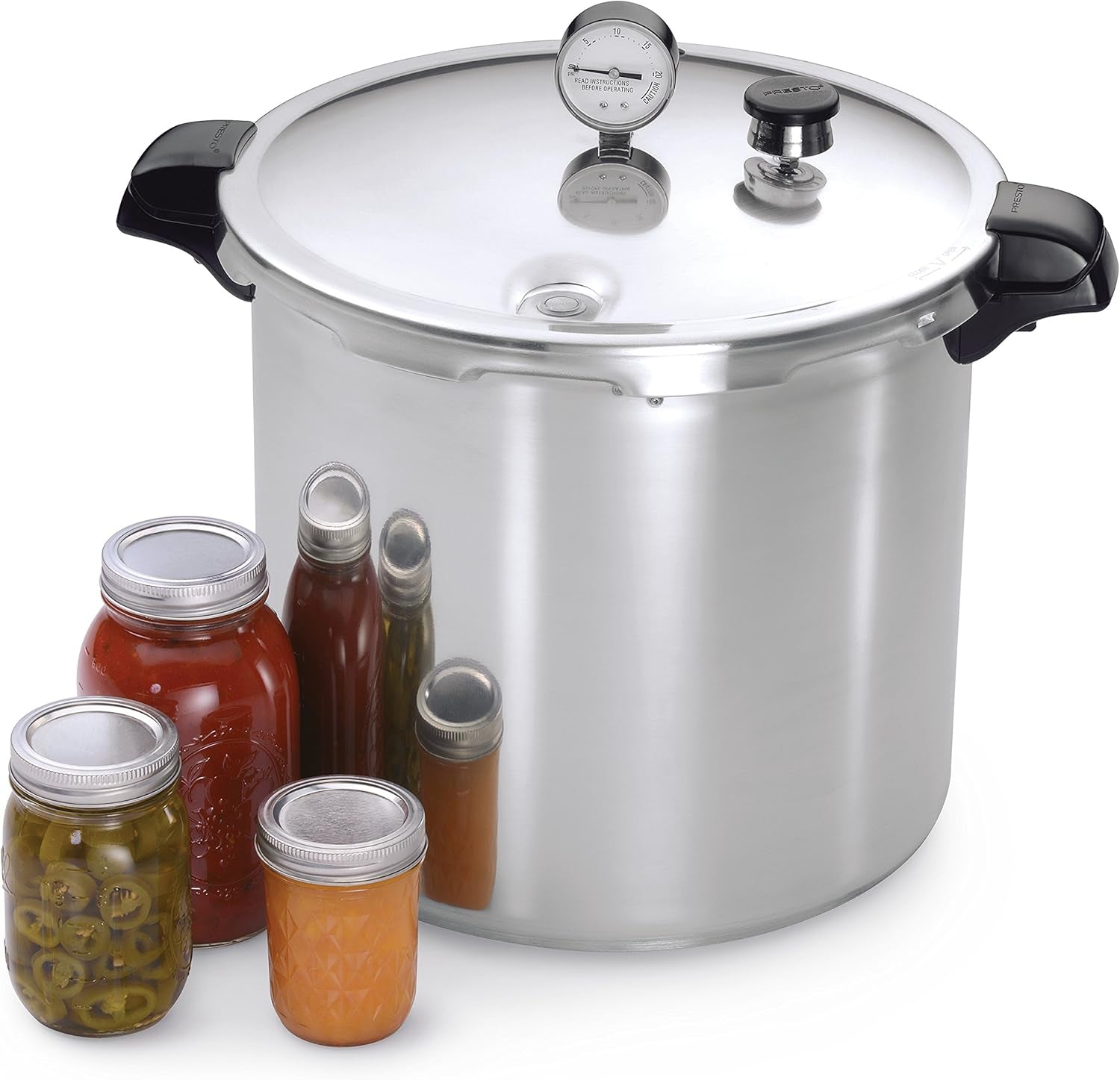Presto 01781 Pressure Canner and Cooker. 23 Qt. Silver - Image 2