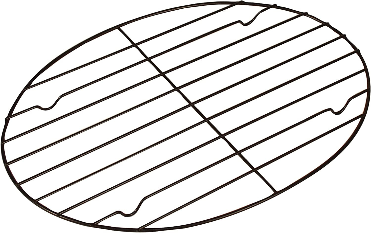Fox Run - 57213 Fox Run Non-Stick Oval Roasting/Cooling Rack. 11.25 X 8.25 X 0.5 Inches. Metallic