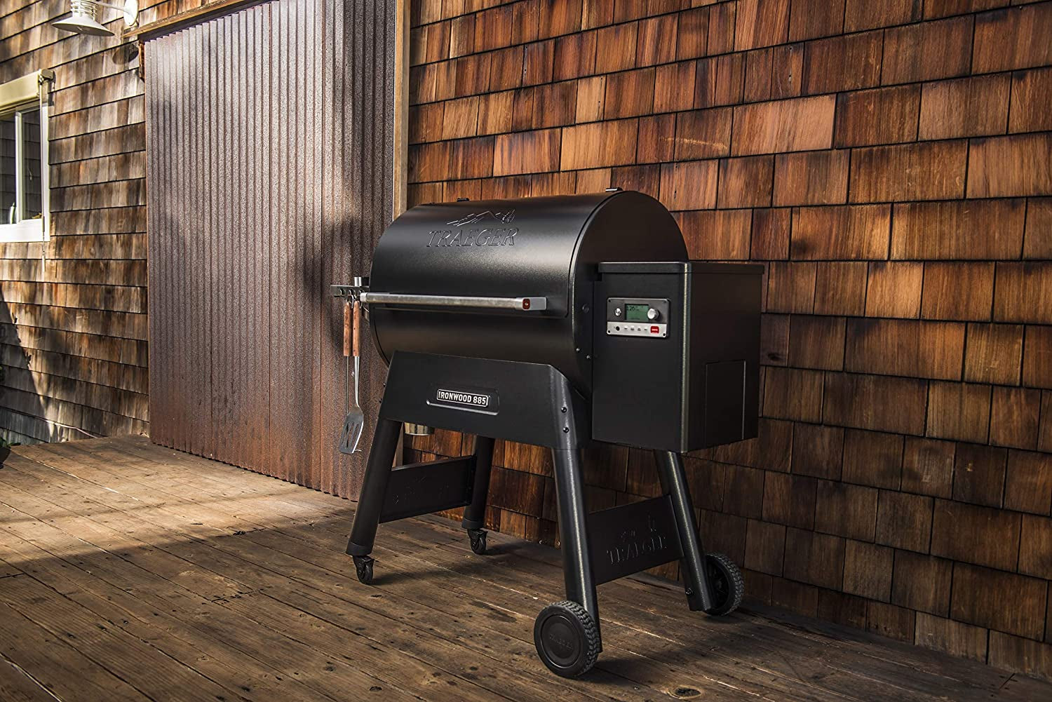 Traeger Grills Ironwood 885 Wood Pellet Grill and Smoker with WIFI Smart Home Technology. Black - Image 7