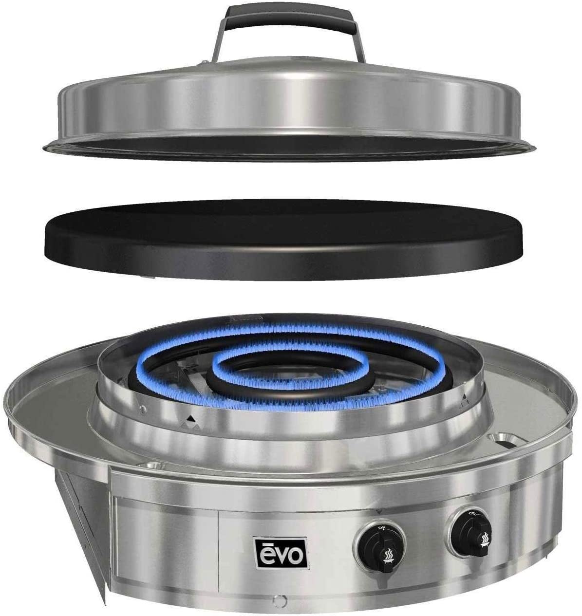 Evo Grills: Affinity 30G Griddle w/ Seasoned Cook Surface - Image 2