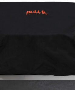 Bull Grills: 30 Grill Head Cover. Bull Premium Cover/Black Red Piping & Stitched Logo