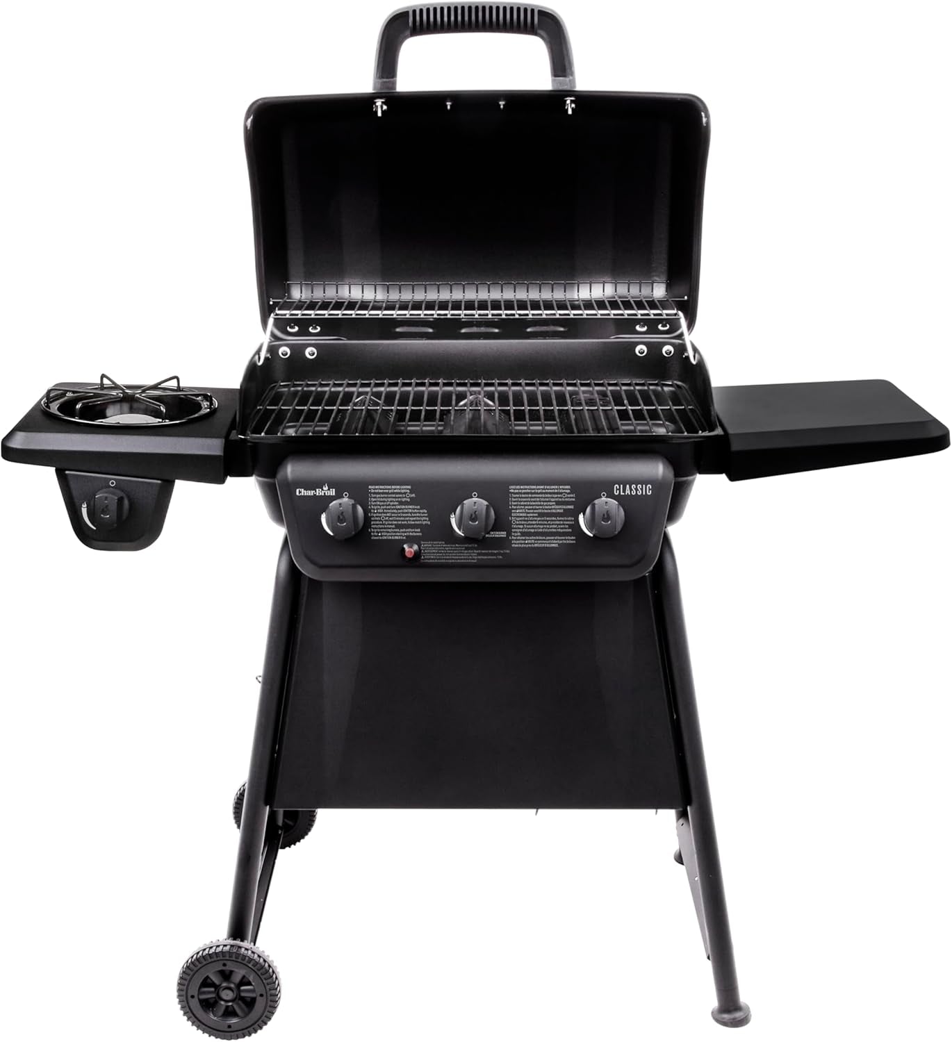 Char-Broil® Classic Series™ Convective 3-Burner with Side Burner Propane Gas Stainless Steel Grill - 463773817-P2 - Image 4