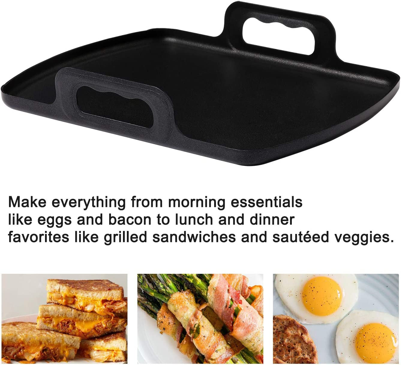 Grill Griddle Plate for the Ninja Foodi Indoor Grill Griddle Models AG300. AG300C. AG301. AG301C. AG302. AG400. IG301A - Image 2