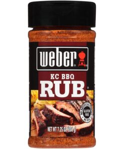 Weber KC BBQ Rub. 7.25 Ounce Shaker (Pack of 6)