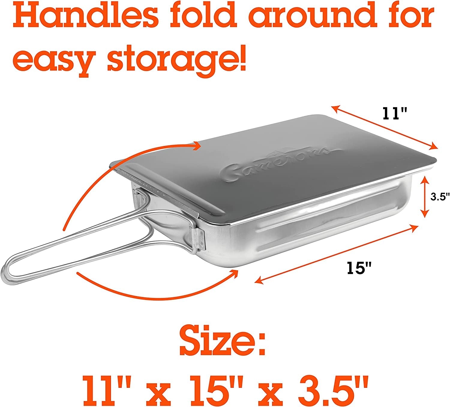 Large Stovetop Smoker - Stainless Steel BBQ Smoker Box W/Hickory & Oak Wood Chips & Recipe Guide - Indoor Outdoor Use - Great for Smoking Thanksgiving Dinner - Barbecue Grilling Gift for Men - Image 7