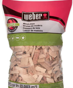 Weber Apple Wood Chips. for Grilling and Smoking. 192 Cu. In