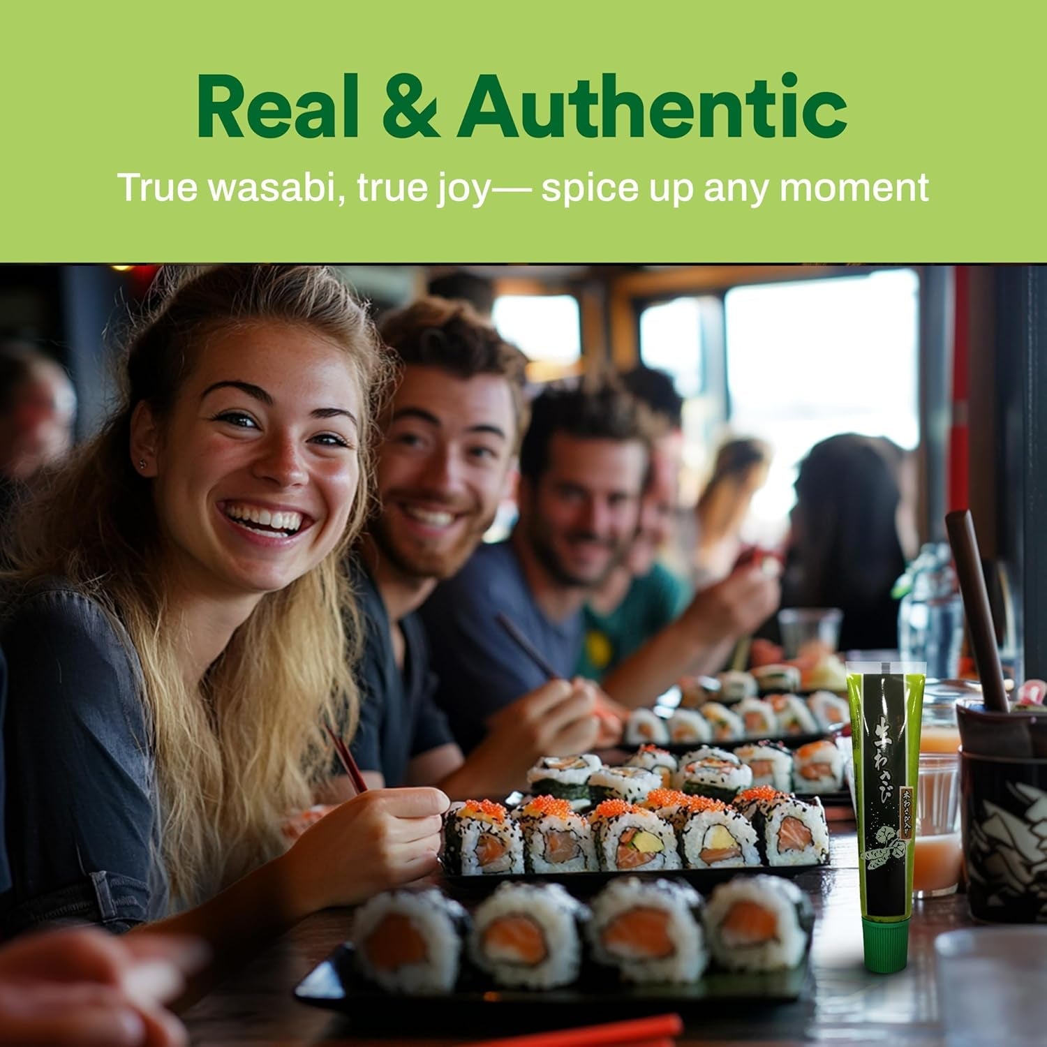 Wasabi-O Real Wasabi Paste – Authentic Japanese Fresh Wasabi Root. Mild Heat. Squeeze Tube for Sushi. Sauce. Mayo. Seafood – 3 X 1.52 Oz - Image 4