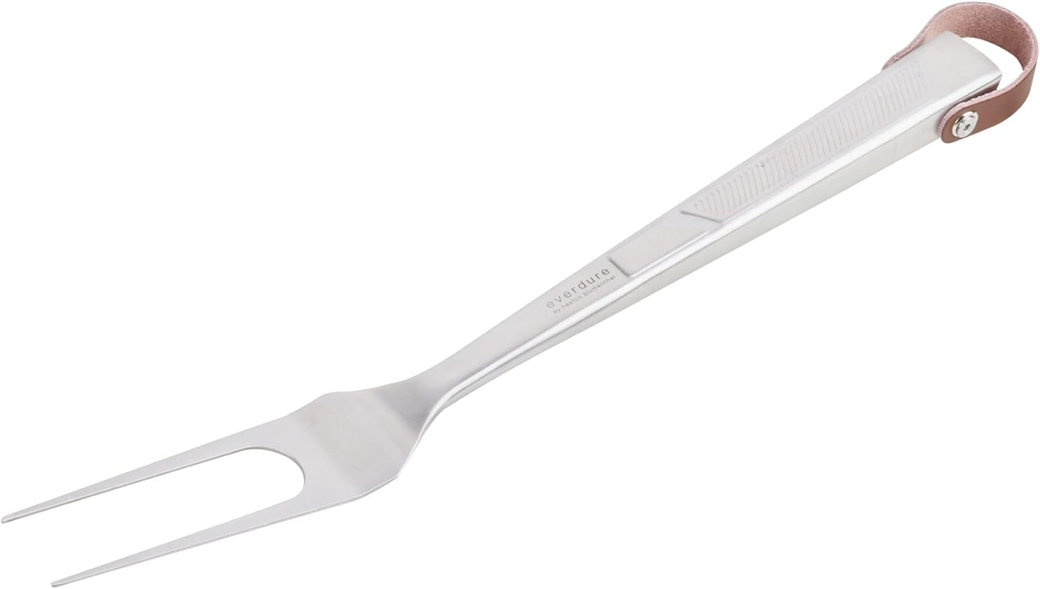 Everdure BBQ Tool Kit - 3 Pack. Brushed Stainless Steel Tongs. Spatula and Fork with Soft Grip Handles and Leather Straps. Barbeque Grill Accessories and Cooking Utensils Set - Image 10