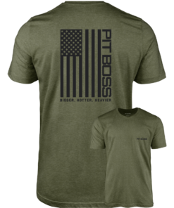 Vertical Flag Men's T-Shirt - Military Heather Green