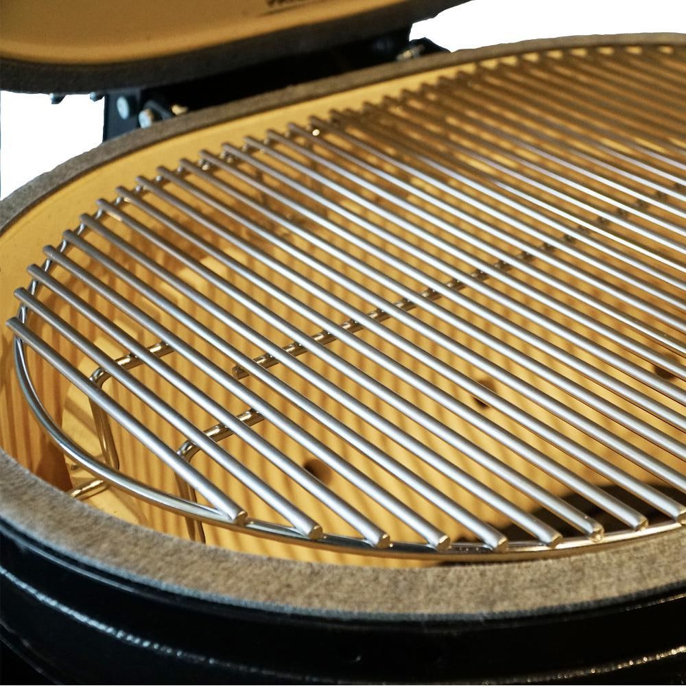 Primo Grills: Oval Junior All-In-One (Heavy-Duty Stand. Side Shelves. Ash Tool and Grate Lifter) - Image 2