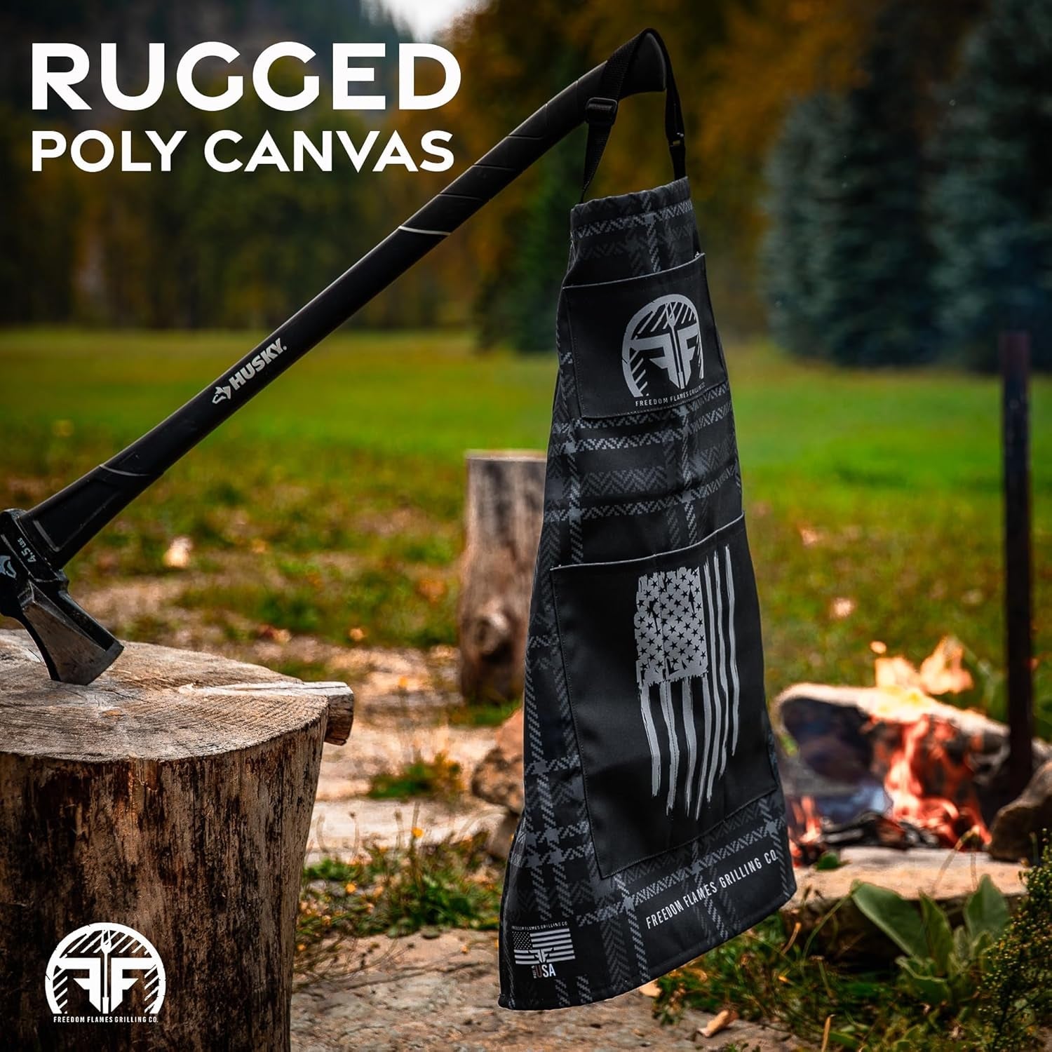 BBQ Grill Apron | Made in the USA | Kitchen Apron with Pockets | Grilling Accessory for Barbecue & Meat Smoker - Image 5