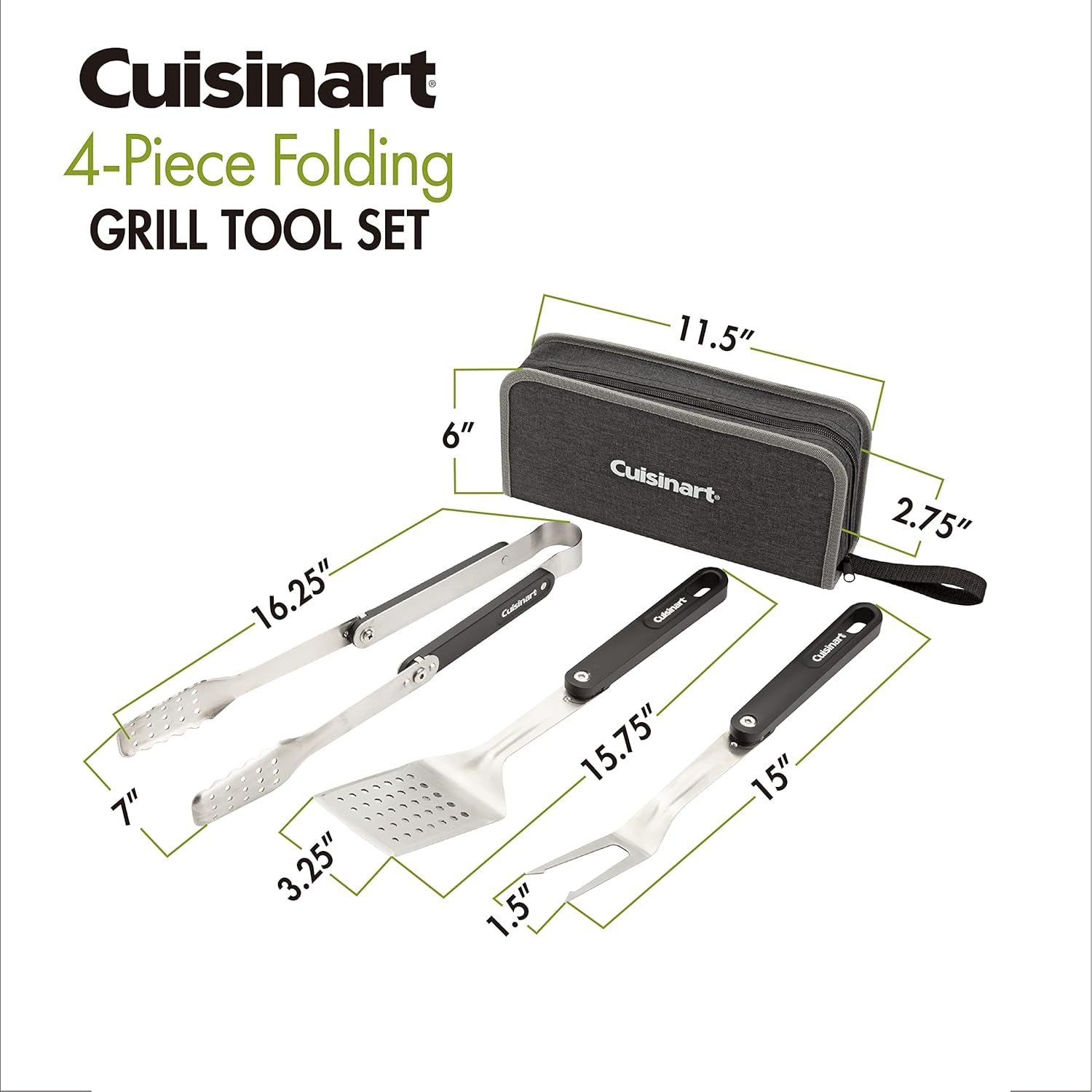 CGS-1000 4-Piece Folding Grill Tool Set - Image 4