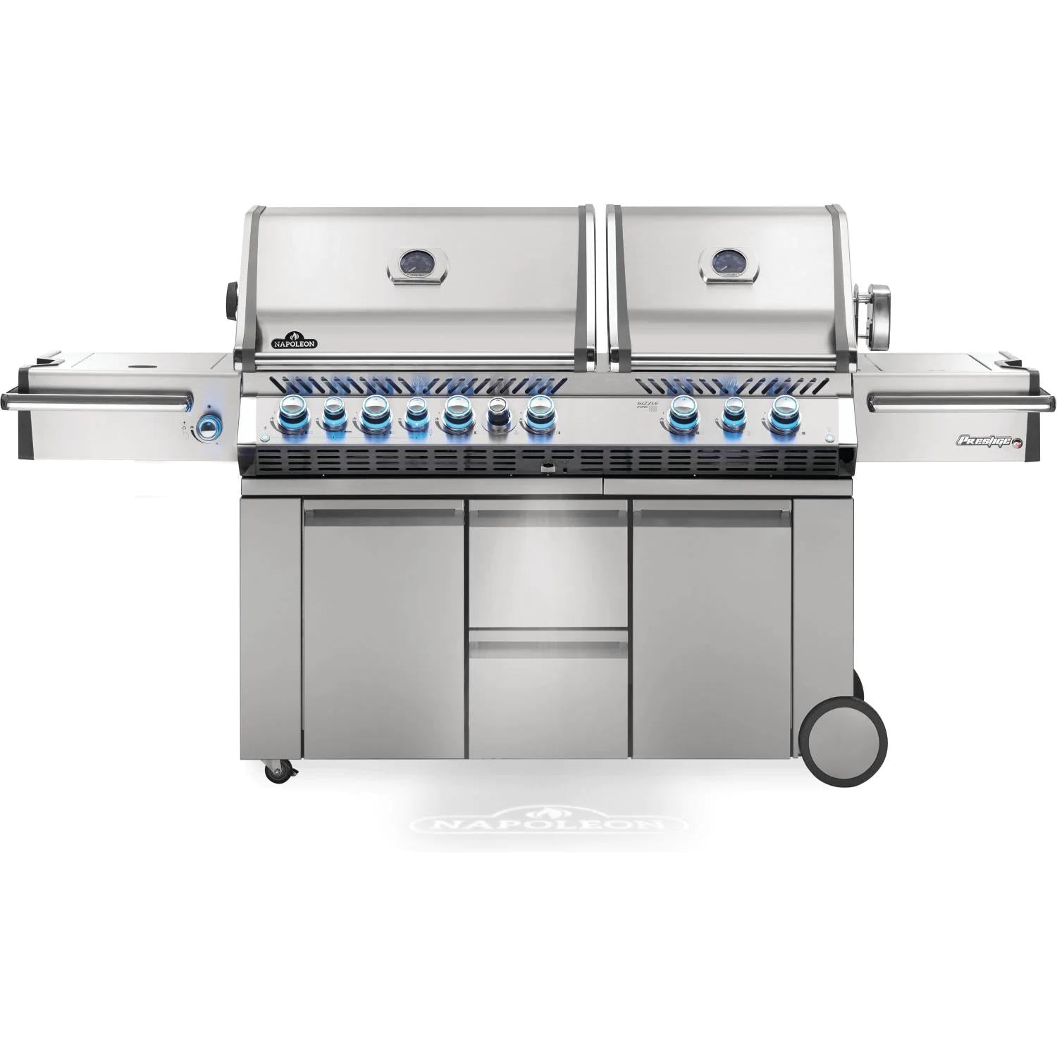 Napoleon: Prestige Pro 825 Gas Grill With Power Side Burner. Infrared Rear & Bottom Burners