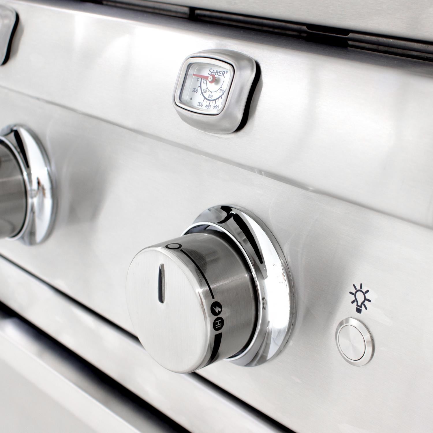 Saber Grills: Stainless Series 3-Burner Built-In Grill (NG) - Image 12
