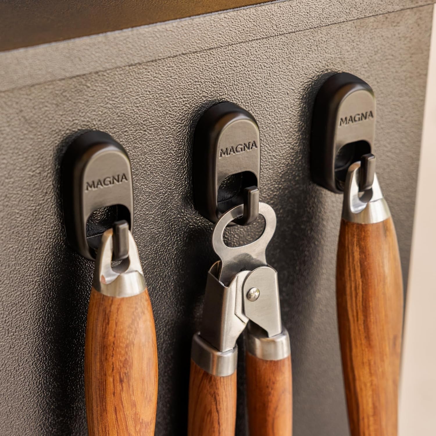 Pellet Smoker Grill Magnetic Hooks 3 Pack - Use to Hang Your Grilling Utensils and Accessories - Compatible with Pellet Grill Smokers like Traeger. Pit Boss. Z Grills. Camp Chef - Image 5