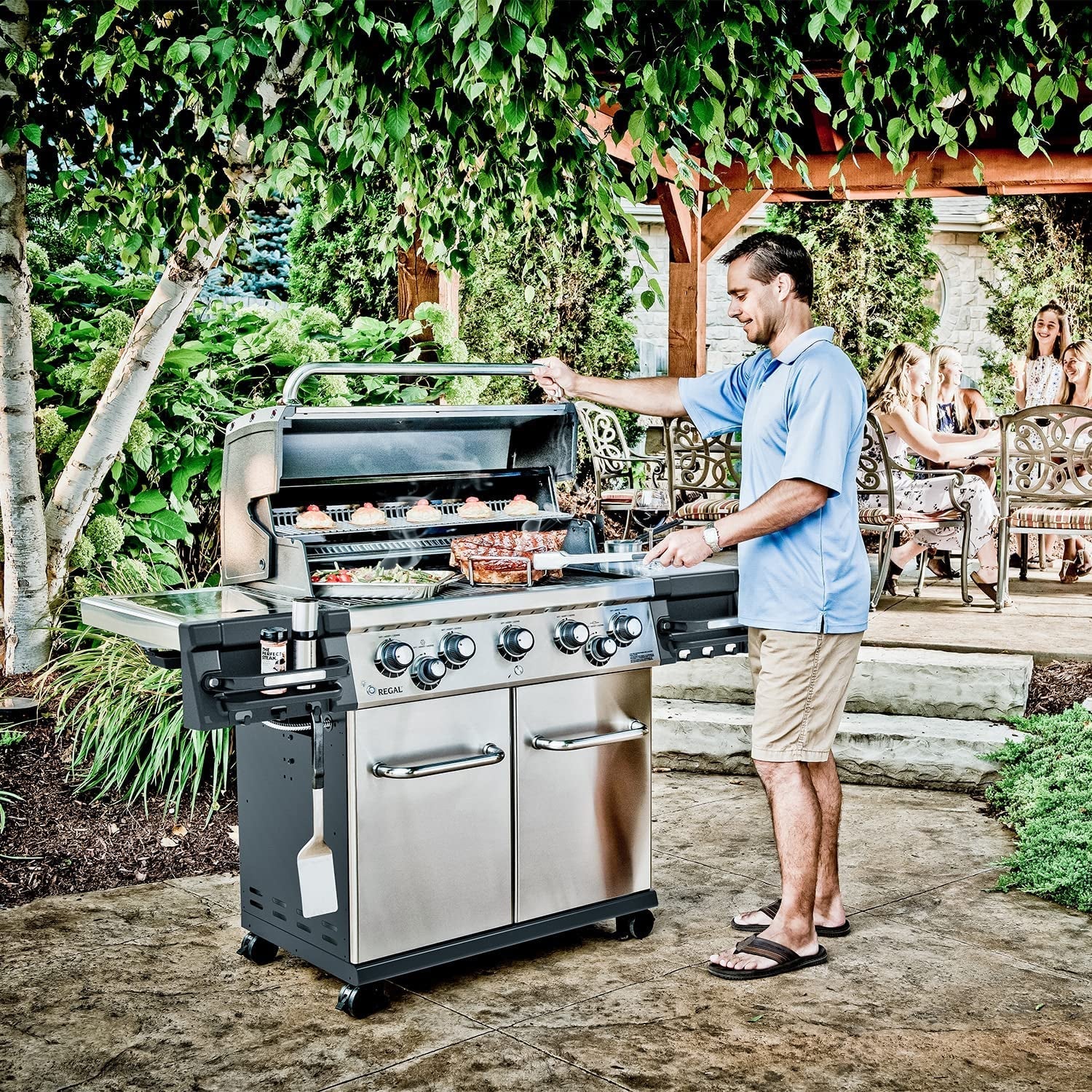 Regal S 590 Pro Natural Gas Grill - Premium 5-Burner Stainless Steel BBQ - Image 9