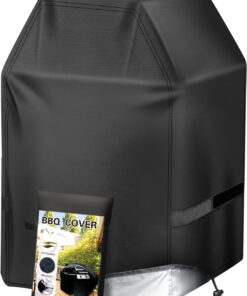 Aoretic Grill Cover 32 Inch Gas Bbq-Cover. Fit Most 2 Burner Grill Waterproof Small Barbeque Cover with Velcro Straps & Adjustable Drawstring for Weber.Nexgrill.Char-Broil. Monument.Dyna-Glo.Kenmore