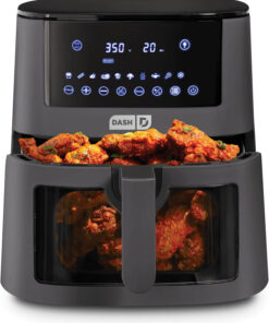 DASH 7Qt Clear View Digital Air Fryer - Forged Iron