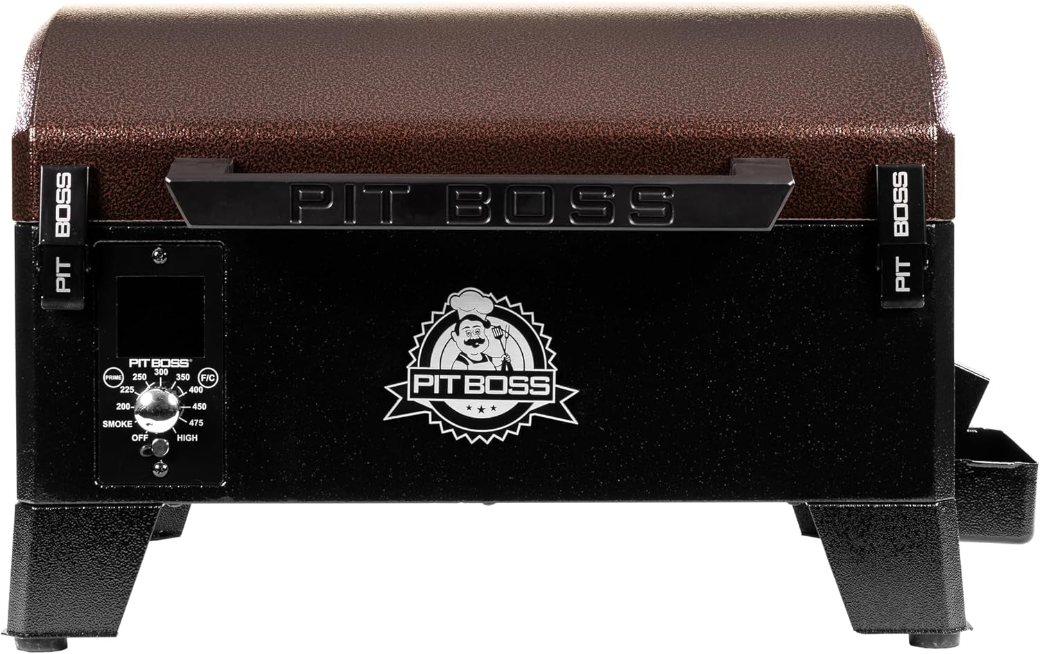 PIT BOSS 10697 Table Top Wood Grill with Temperature Control. Mahogany - Image 2