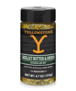 Yellowstone Skillet Butter & Herb Seasoning and Rub. 4.7Oz