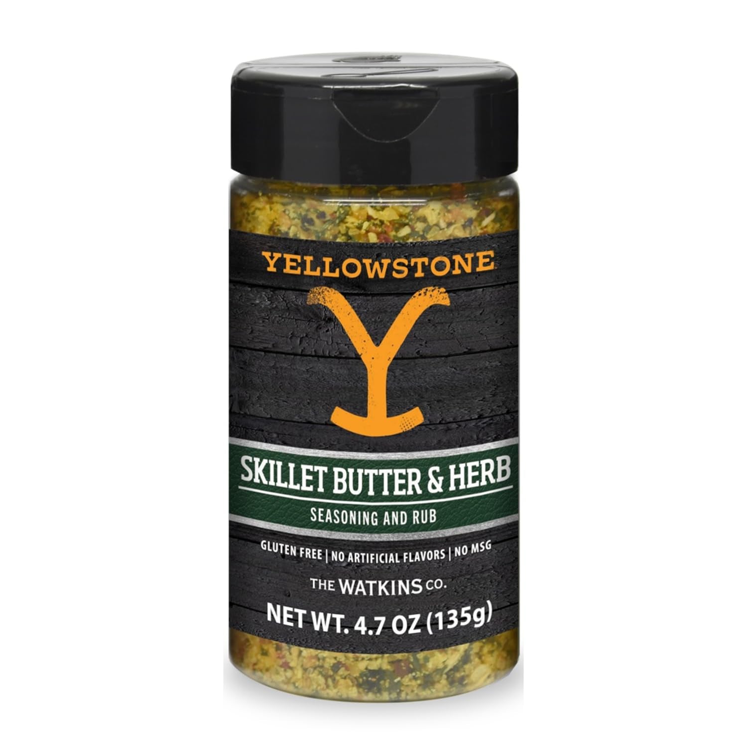 Yellowstone Skillet Butter & Herb Seasoning and Rub. 4.7Oz