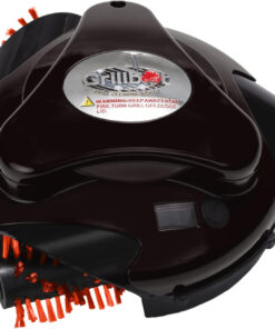 Grillbot Automatic Grill Cleaning Robot with Nylon Brushes. BBQ Grill Cleaner. Grill Brush. Grill Scraper. BBQ Accessories (Black Grillbot)