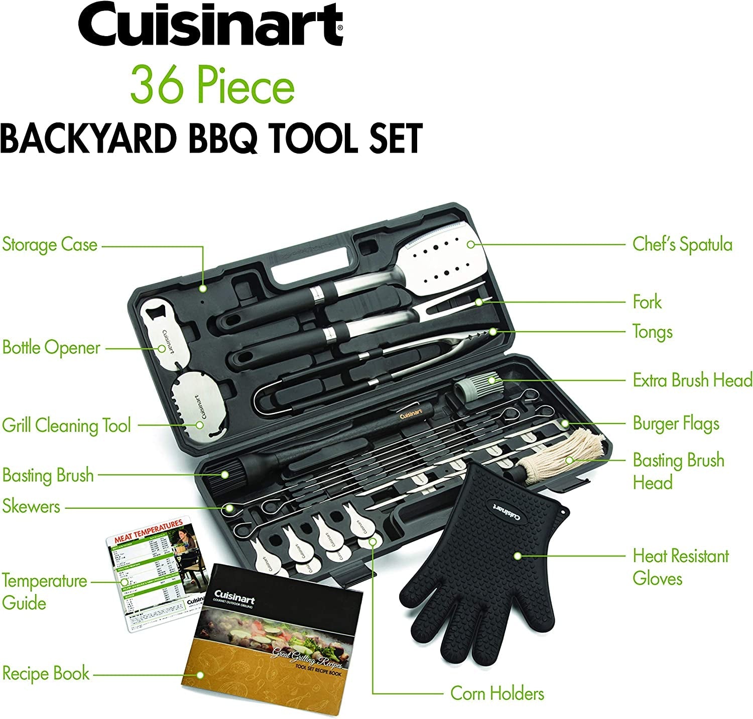 CGS-8036 Grill. BBQ Tool Set. 36-Piece - Image 4