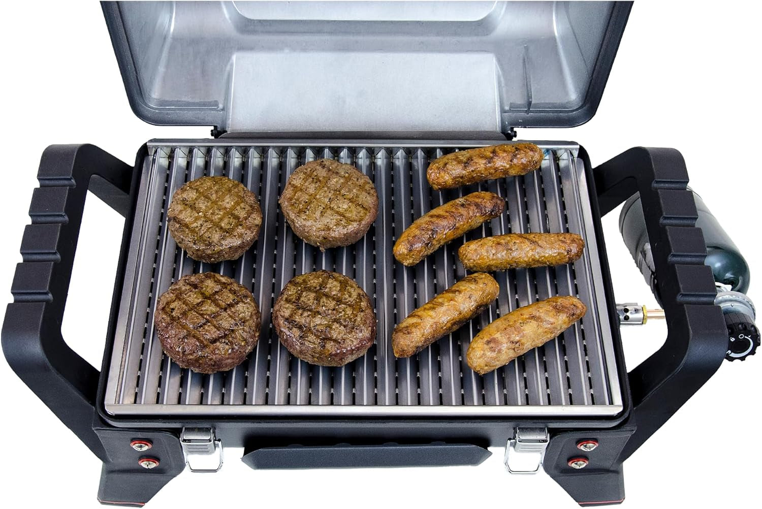 Charbroil® Grill2Go X200 Amplifire Cooking Technology 1-Burner Portable Propane Gas Stainless Steel Grill - 21401734 - Image 3