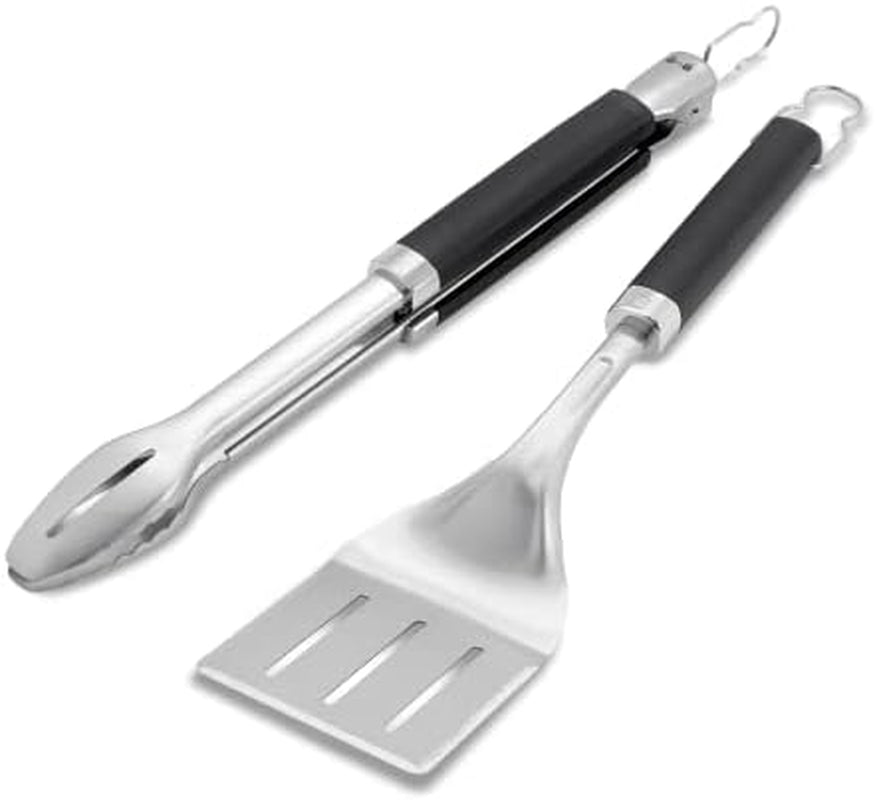 Precision Tongs & Spatula Grilling Tool Set. Stainless Steel - Image 5